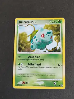 Pokemon TCG Bulbasaur Secret Wonders 77/132 Regular Common Card - Image 1