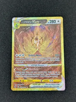 Pokemon TCG Arceus VSTAR GG70/GG70 Crown Zenith Gold Secret Rare NM/MINT! - Image 1
