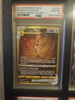 Pokemon TCG Arceus VSTAR Crown Zenith GG70/GG70 Secret Rare PSA 10 - Image 1