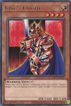 Yugioh - King's Knight (Rare) (1st Edition) - KICO-EN027 P - Image 1
