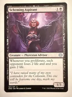 Scheming Aspirant (107) Phyrexia: All Will Be One ONE MTG Magic - Image 1