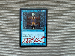 1x LP Signed Time Warp Tempest Pete Venters MTG Magic the Gathering - Image 1