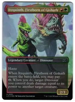 Itzquinth, Firstborn of Gishath (Borderless) 331 - NM - The Lost Caverns of Ixal - Image 1
