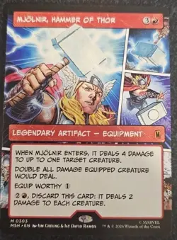 Mjolnir, Hammer of Thor (Borderless) (0303) - NM M : Marvel Super Heroes - Image 1