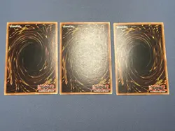 Yu-Gi-Oh! 3x LOB Drachenfluch - Schwarzes Loch - Dark Hole Super Rare DE EN 2002 - Image 5
