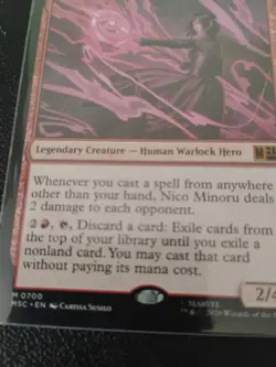 Nico Minoru, Runaway Non Foil Card #0700 MTG Marvel MSC NM--Never Played-- - Image 3