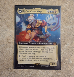 Kefka, Court Mage (Extended Art) Final Fantasy MTG Near Mint 496 - Image 1