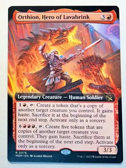 Orthion, Hero of Lavabrink (Extended Art) March of the Machine Regular - Image 1
