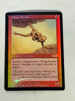 MTG FOIL Mogg Fanatic FNM Promos Magic the Gathering - Image 1