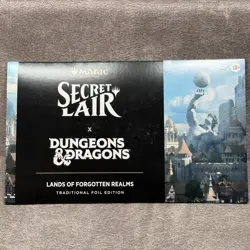Secret Lair x Dungeons & Dragons Lands of the Forgotten Realms Foil SLD MTG - Image 1