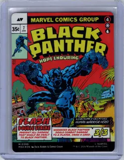 MTG King T'Challa / Black Panther Borderless Foil #399 Marvel Super Heroes Magic - Image 2