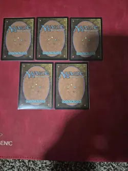 Phyrexia All Will Be One MTG Oil Slick Raised Foil, Set of 5, One of Each Land - Image 2