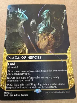 Plaza of Heroes - (0033) (Borderless) Edge of Eternities Regular - Mtg - Image 1