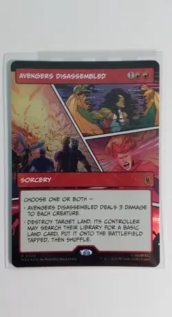Avengers Disassembled (Borderless) Marvel Super Heroes Foil - Image 1