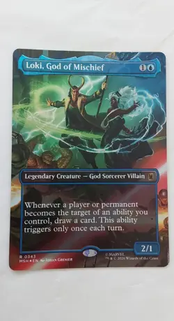Loki, God of Mischief (Borderless) Marvel Super Heroes Foil - Image 1