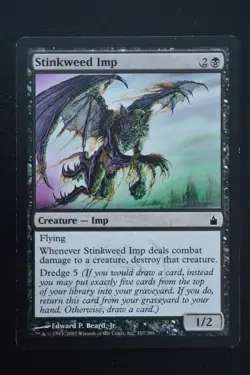 Magic The Gathering MTG STINKWEED IMP Ravnica: City of Guilds LP Lightly Played - Image 1