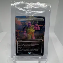 MTG Swords to Plowshares Thanos PSA Magazine Exclusive Promo Marvel Magic Sealed - Image 1
