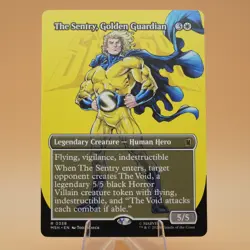 The Sentry, Golden Guardian | 358 | Borderless Regular | Rare | Marvel SH | MTG - Image 1