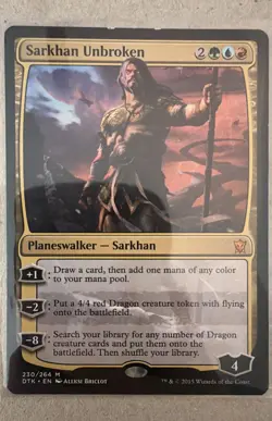 Sarkhan Unbroken Dragons of Tarkir Regular - Image 1