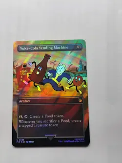 Nuka Cola Vending Machine Borderless Surge Foil PIP #0886 Fallout x MTG - Image 1