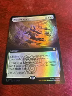 Avatar’s Wrath - Mtg: AVATAR- TLA - R 0365 Extended Art Foil - Image 1