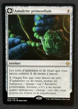 MTG Primal Amulet Amulette primordiale Ixalan 243/279 Regular Rare French - Image 1