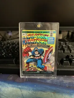 Captain America, Super-Soldier (Borderless) (0387) Marvel Super Heroes Foil - Image 1