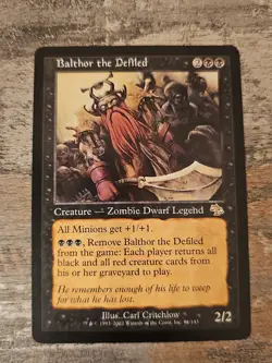 Balthor the Defiled Judgment NM- Magic the Gathering MTG - Image 1