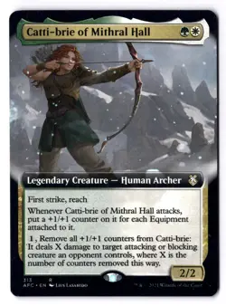 Catti-Brie Of Mithral Hall NM* EXTENDED Adventures Forgotten Realms -UnltdCards - Image 1