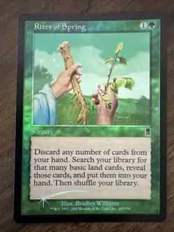 MTG Magic The Gathering Rites of Spring Foil Odyssey 265/350 - Image 1