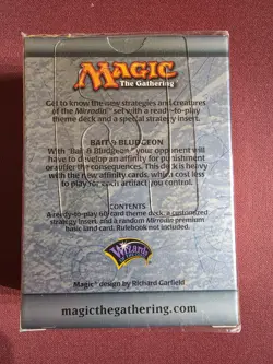 Brand New Sealed MTG Mirrodin Theme Deck – Bait & Bludgeon - Image 2