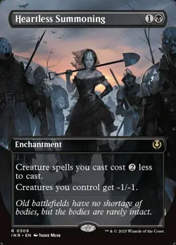 MTG Heartless Summoning - Foil - Borderless, NM-Mint, English Innistrad Remaster - Image 1