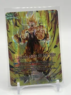 Ferocious Strike SS Son Goku Alternate Art Foil Dragon Ball Super Card Game | NM - Image 1
