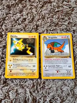 Pokemon Vintage WOTC Lot 6 Holo Movie Promos Clefable No Symbol Dragonite - Image 5