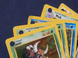 Vintage Pokemon Cards Holo Base Bundle Jungle Set Job Lot 1999 WOTC DAMAGED - Image 3