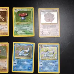 WOTC Pokemon TCG Vintage Holo Lot Base Jungle Fossil 12 Kangaskhan & More - Image 3