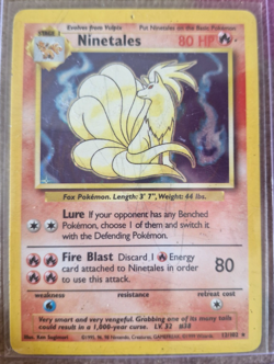Pokemon WOTC Base Set Holo Ninetales x3 HP Vintage Rare Bundle Lot - Image 5