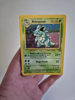 Pokemon Jungle Holo lot Flareon Electr Nidoqueen Rare WoTC Vintage No Symbol MP - Image 3