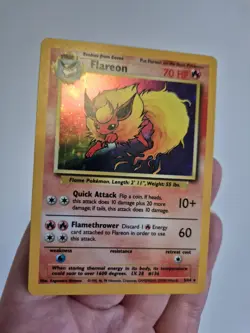 Pokemon Jungle Holo lot Flareon Electr Nidoqueen Rare WoTC Vintage No Symbol MP - Image 5