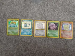 Vintage Pokemon Cards Holo Base Set Bundle Job Lot 1999 WOTC DAMAGED - Image 1