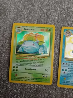 Vintage Pokemon Cards Holo Base Set Bundle Job Lot 1999 WOTC DAMAGED - Image 3
