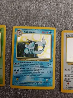 Vintage Pokemon Cards Holo Base Set Bundle Job Lot 1999 WOTC DAMAGED - Image 4