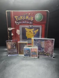 Vintage Pokemon Collection Lot – Sealed Ancient Mew, Lugia Holo, 1999 WOTC - Image 1