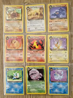Vintage Pokemon Card Team Rocket 18 Card Lot WOTC Non-Holo Rare Uncommon NM / LP - Image 2
