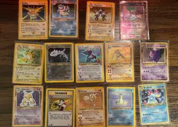 Pokemon TCG Base Set Fossil Holo Rare Lot WOTC Vintage 1st Ed Heavy Play/DMG - Image 1
