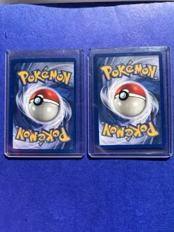 Vintage Pokemon Machamp Aerodactyl Lot x2 Base Fossil WOTC 1999 Holo 1st Ed - Image 2