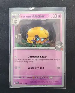Team Rocket's Dottler 088/182 Pokemon TCG Card DRI DESTINED RIVALS Near Mint NM - Image 1