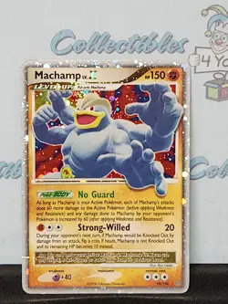 Pokemon 2008 Stormfromt Machamp Lv X Rare Holo Trading Card - Image 2