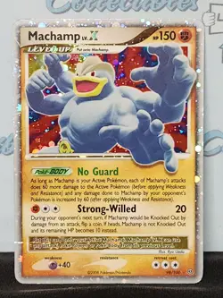 Pokemon 2008 Stormfromt Machamp Lv X Rare Holo Trading Card - Image 3