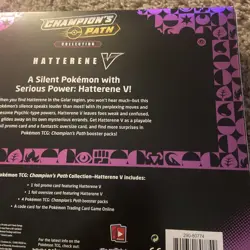 Pokemon Hatterene V Collection Box Champion’s Path Brand New/Factory Sealed - Image 4
